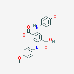 1,4-BENZENEDICARBOXYLIC ACID 2,5-BIS[(4-METHOXYPHENYL)AMINO]-