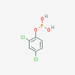 (2,4-dichlorophenyl) Dihydrogen Phosphite molecular structure