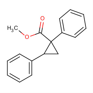 Cyclopropanecarboxylic acid, 1,2-diphenyl-, methyl ester, (1R,2S)-