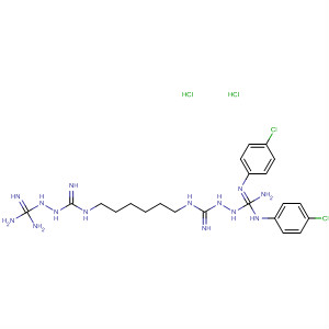2,3,5,12,14,15-Hexaazahexadecanediimidamide,N,N''-bis(4-chlorophenyl)-4,13-diimino-, dihydrochloride