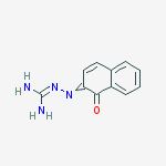 2-[(e)-(1-oxonaphthalen-2-ylidene)amino]guanidine molecular structure
