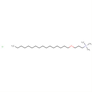 1-Propanaminium, 3-(hexadecyloxy)-N,N,N-trimethyl-, chloride molecular structure