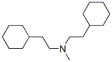 2,2-Dicyclohexyl-N-methyldiethylamine molecular structure