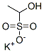 potassium 1-hydroxyethanesulphonate molecular structure