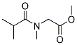 Glycine,  N-methyl-N-(2-methyl-1-oxopropyl)-,  methyl  ester molecular structure