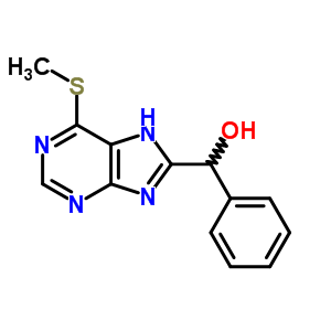 (6-(METHYLTHIO)-9H-PURIN-8-YL)(PHENYL)METHANOL