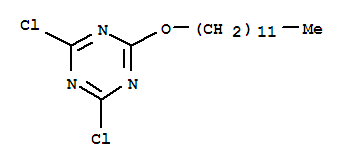 2,4-DICHLORO-6-DODECYLOXY-S-TRIAZINE molecular structure