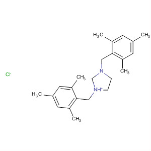 1H-Imidazolium, 4,5-dihydro-1,3-bis[(2,4,6-trimethylphenyl)methyl]-,chloride