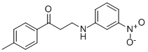 1-(4-METHYLPHENYL)-3-(3-NITROANILINO)-1-PROPANONE molecular structure