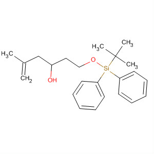 5-Hexen-3-ol, 1-[[(1,1-dimethylethyl)diphenylsilyl]oxy]-5-methyl- molecular structure