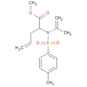 4-Pentenoic acid, 2-[[(4-methylphenyl)sulfonyl]-2-propenylamino]-,methyl ester molecular structure
