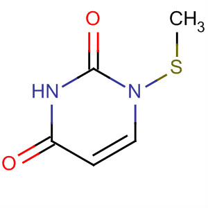 2,4(1H,3H)-Pyrimidinedione, (methylthio)- molecular structure