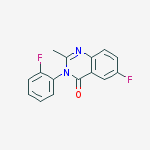 6-fluoro-3-(2-fluorophenyl)-2-methylquinazolin-4(3H)-one