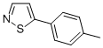 5-(4-METHYLPHENYL) ISOTHIAZOLE molecular structure