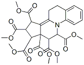 6,7,9,10,11,12-Hexahydrobenzo[f]cyclopenta[a]quinolizine-6,7,7a,8,9,10(8H)-hexacarboxylic acid hexamethyl ester molecular structure
