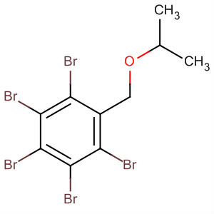 Benzene, pentabromo[(1-methylethoxy)methyl]- molecular structure