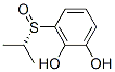 1,2-BENZENEDIOL,3-[(S)-(ISOPROPYL)SULFINYL]- molecular structure