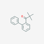 1-Propanone, 1-[1,1'-biphenyl]-2-yl-2,2-dimethyl- molecular structure
