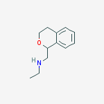 N-(3,4-dihydro-1H-isochromen-1-ylmethyl)ethanamine molecular structure