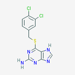6-[(3,4-dichlorobenzyl)sulfanyl]-5H-purin-2-amine