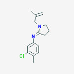 N-(3-CHLORO-4-METHYL-PHENYL)-1-(2-METHYLPROP-2-ENYL)PYRROLIDIN-2-IMINE