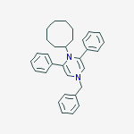 4-benzyl-1-cyclooctyl-2,6-diphenyl-1,4-dihydropyrazine