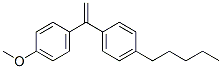 p-[1-(p-pentylphenyl)vinyl]anisole molecular structure