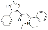 2-Propen-1-one, 3-(diethylamino)-3-phenyl-1-(5-phenyl-1H-1,2,3-triazol -4-yl)- molecular structure
