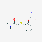 2-{[2-(dimethylamino)-2-oxoethyl]sulfanyl}phenyl methylcarbamate molecular structure