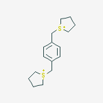 Thiophenium, 1,1'-[1,4-phenylenebis(methylene)]bis[tetrahydro-