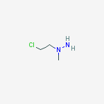 1-(2-chloroethyl)-1-methylhydrazine hydrochloride molecular structure