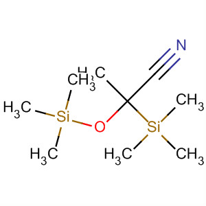 Propanenitrile, 2-(trimethylsilyl)-2-[(trimethylsilyl)oxy]- molecular structure