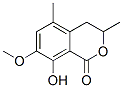 1H-2-BENZOPYRAN-1-ONE,3,4-DIHYDRO-8-HYDROXY-7-METHOXY-3,5-DIMETHYL- molecular structure