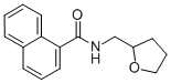 N-(tetrahydro-2-furanylmethyl)-1-naphthamide molecular structure