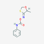({[(4Z)-5-methyl-1,3-oxathiolan-4-ylidene]amino}oxy)(phenylamino)methanone