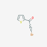 2-Propyn-1-one, 3-bromo-1-(2-thienyl)- molecular structure