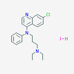 N'-(7-chloroquinolin-4-yl)-n,n-diethyl-n'-phenylpropane-1,3-diamine;hydroiodide