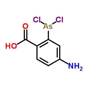 4-amino-2-(dichloroarsanyl)benzoic acid