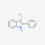 1H-Indole-3-thiol, 2-phenyl- molecular structure