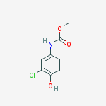 Carbamic acid, (3-chloro-4-hydroxyphenyl)-, methyl ester molecular structure