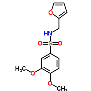 N-(furan-2-ylmethyl)-3,4-dimethoxybenzenesulfonamide