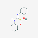 (cyclohexylamino)-cyclohexyliminomethanesulfinic Acid molecular structure