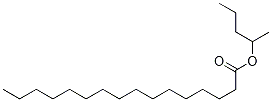 Hexadecanoic acid, 1-Methylbutyl ester molecular structure