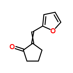 2-(furan-2-ylmethylidene)cyclopentanone molecular structure