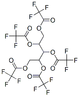 1,2,3,4,5-Pentanepentol pentakis(trifluoroacetate) molecular structure