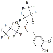 2,2,3,3,4,4,4-Heptafluoro-N-(2,2,3,3,4,4,4-heptafluoro-1-oxobutyl)-N-[2-(4-hydroxy-3-methoxyphenyl)ethyl]butanamide