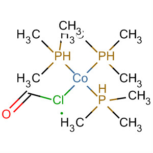 Cobalt, carbonylchlorotris(trimethylphosphine)- molecular structure