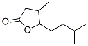 dihydro-4-methyl-5-(3-methylbutyl)furan-2(3H)-one molecular structure