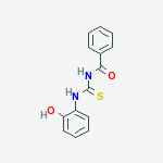 N-[(2-HYDROXYPHENYL)THIOCARBAMOYL]BENZAMIDE molecular structure
