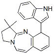 2,3,5,6-Tetrahydro-5-(1H-indol-3-yl)-3,3-dimethyl-1H-pyrrolo[2,1-b][1,3]benzodiazepine molecular structure